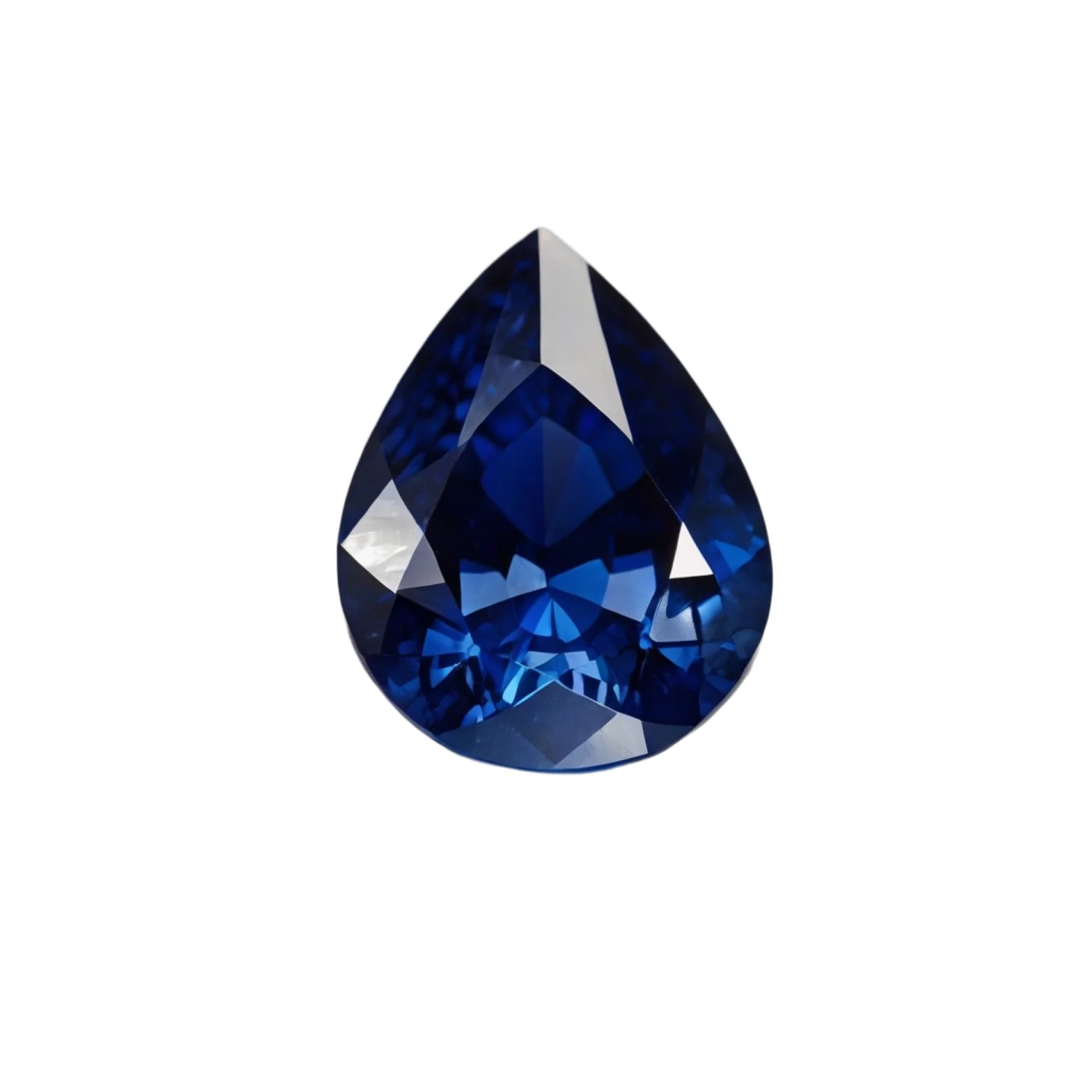 Blue Sapphire (GF) 1PC Medium 7x10 MM Pear Faceted Blue High-Quality Precious Loose Gems