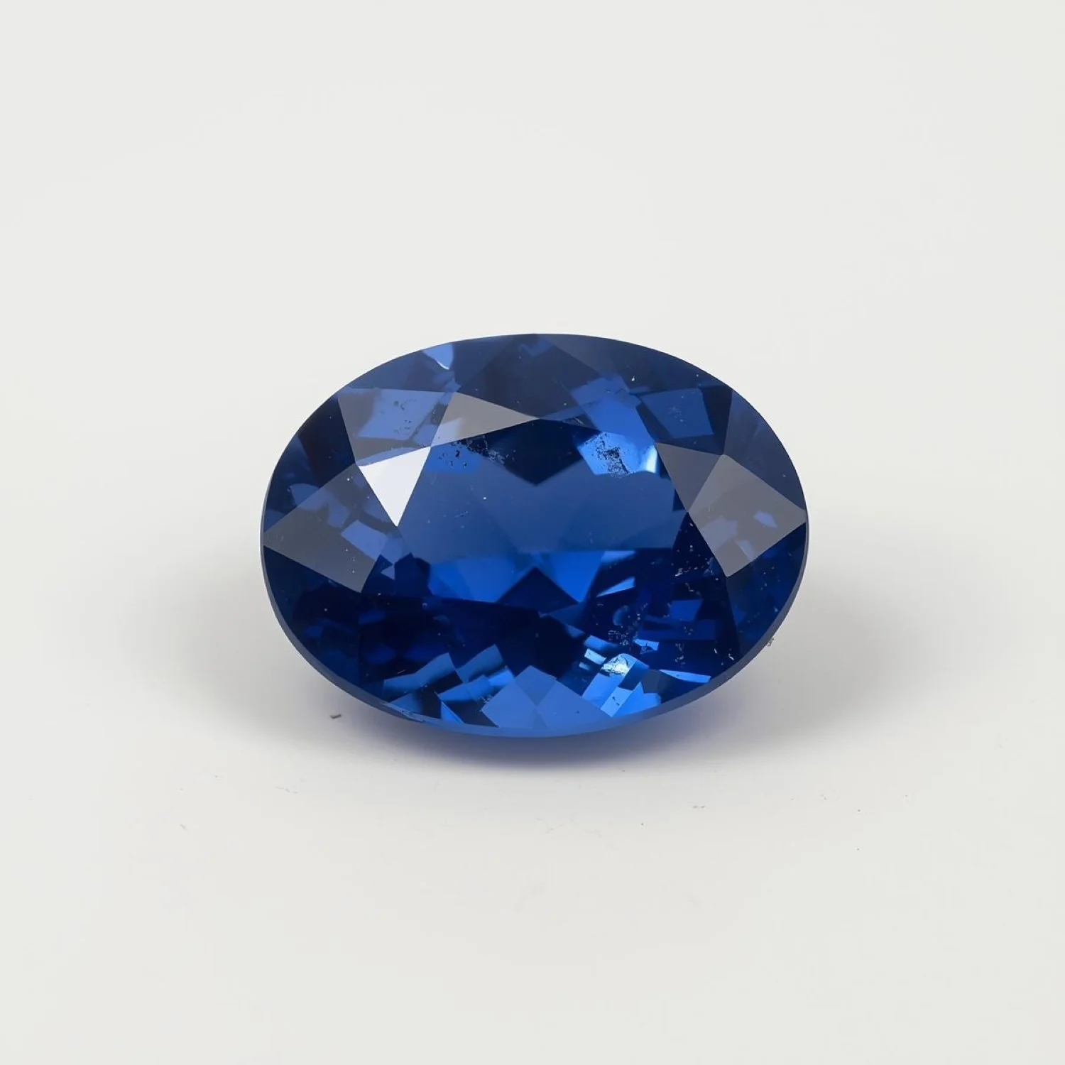 Blue Sapphire (GF) 1PC Small 6x8 MM Oval Faceted Blue Natural Precious Gems - Image 2