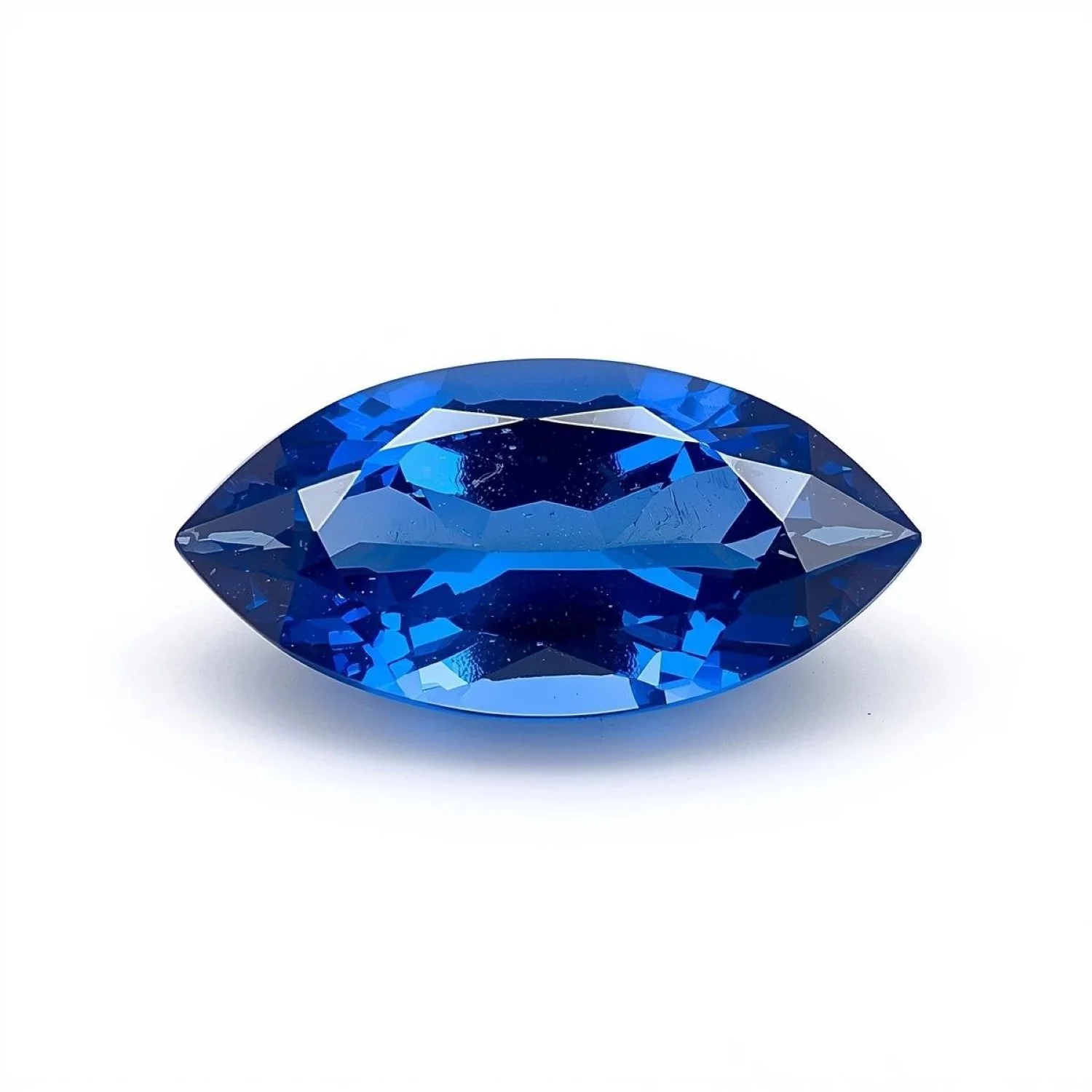 Blue Sapphire (GF) 1PC Tiny 3x6 MM Marquise Faceted Blue Polished Precious Loose Gemstones - Image 2