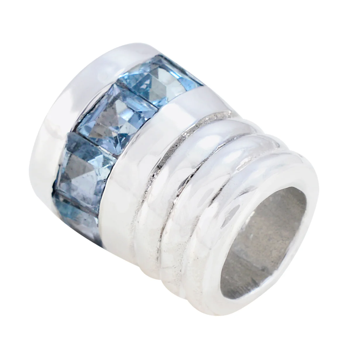 Blue Topaz Featherlight Latin American Sterling Silver multiple Bianca Glamorous Blue Pendant Jewellery