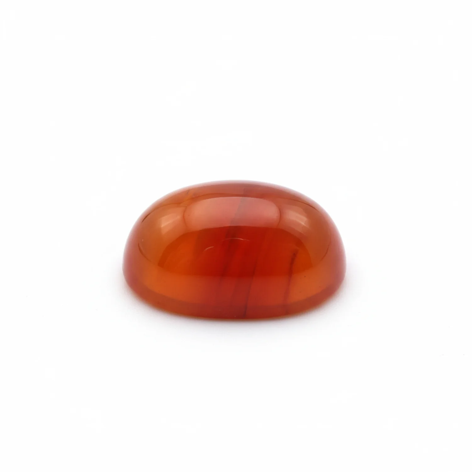 Carnelian 10PC Tiny 4x6 MM Oval Cabochon Red Shine semi Precious Loose Gems - Image 2