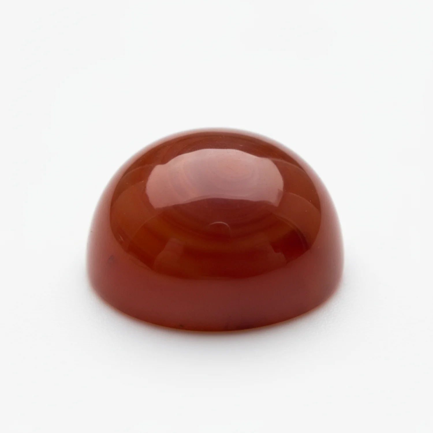 Carnelian 1PC Large 11x11 MM Round Cabochon Red Lustrous semi Precious Gems - Image 2