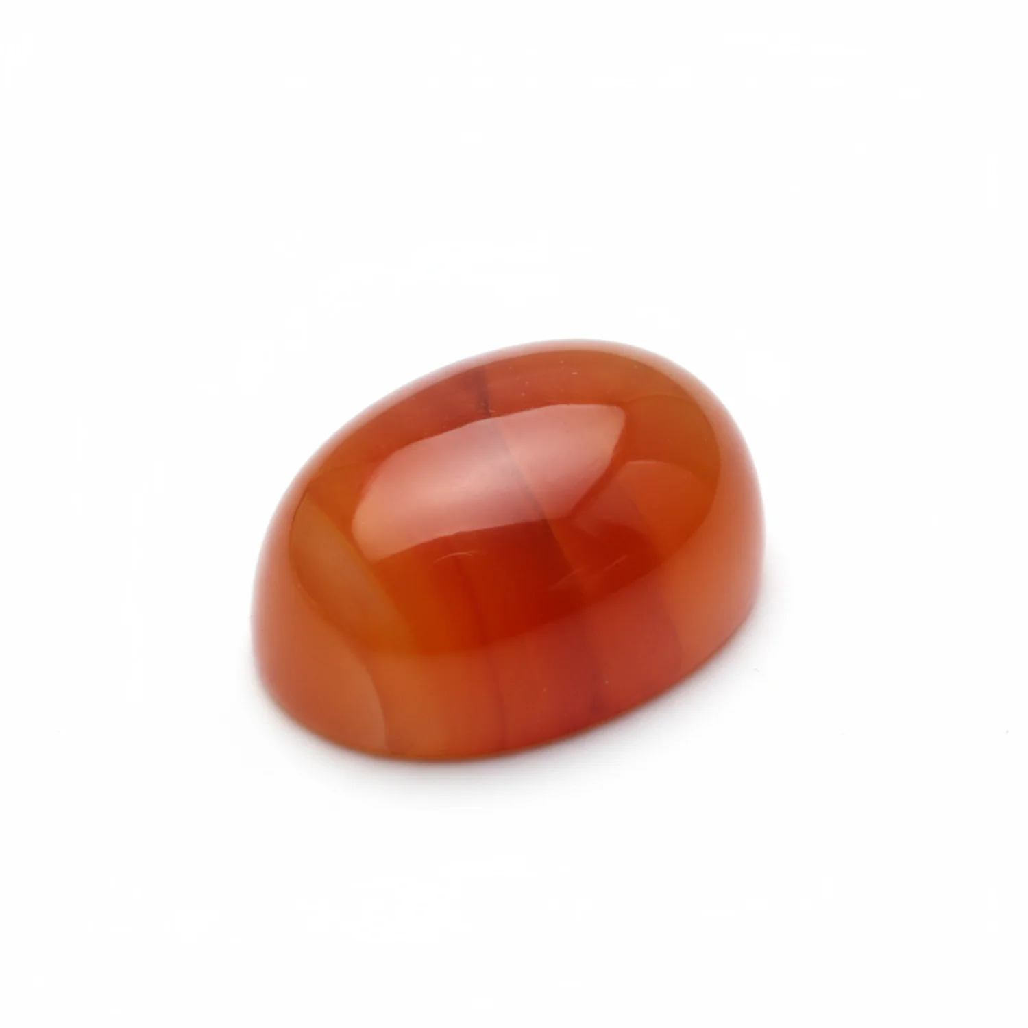 Carnelian 1PC Large 8x12 MM Oval Cabochon Red Brilliant semi Precious Loose Gemstones - Image 2