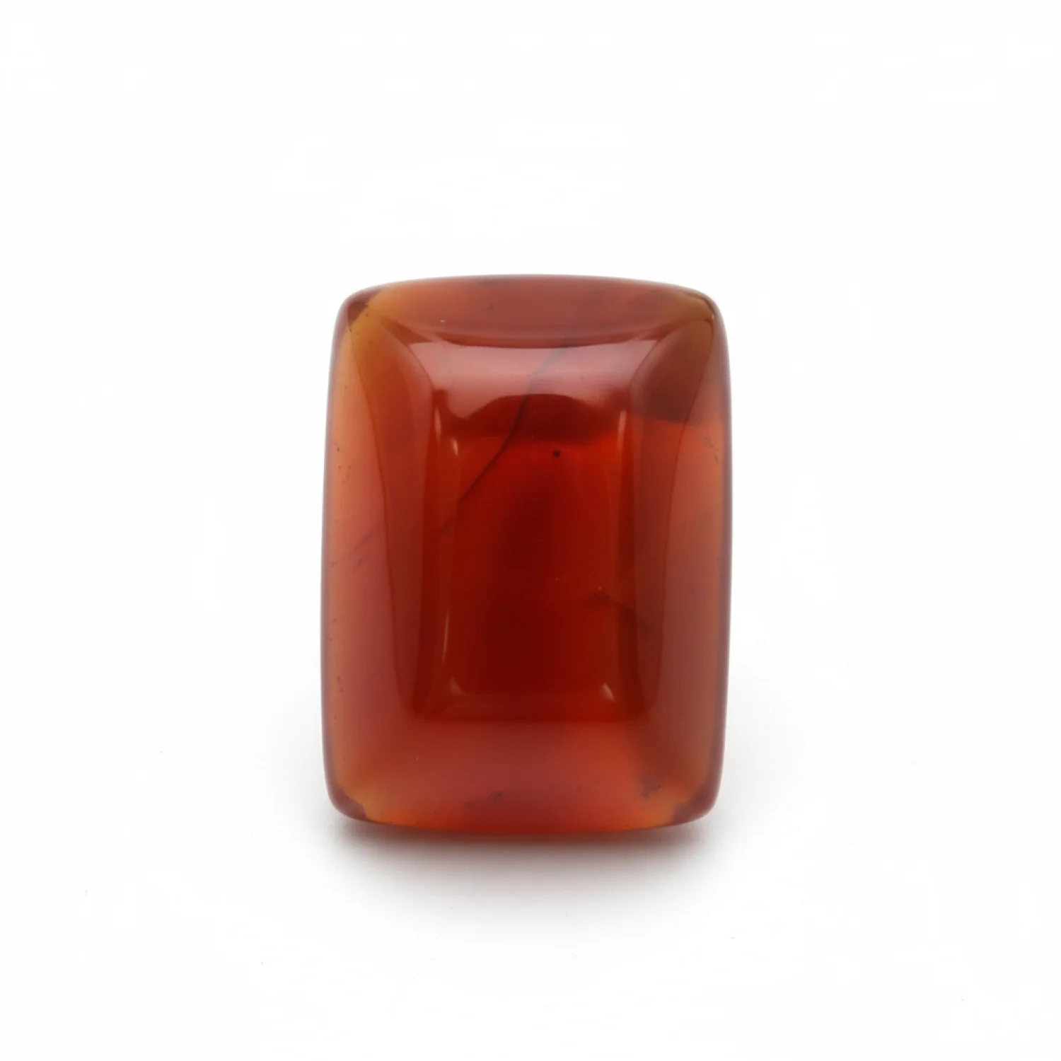 Carnelian 1PC Large 9x11 MM Emerald Cabochon Red Brilliant semi Precious Loose Gems