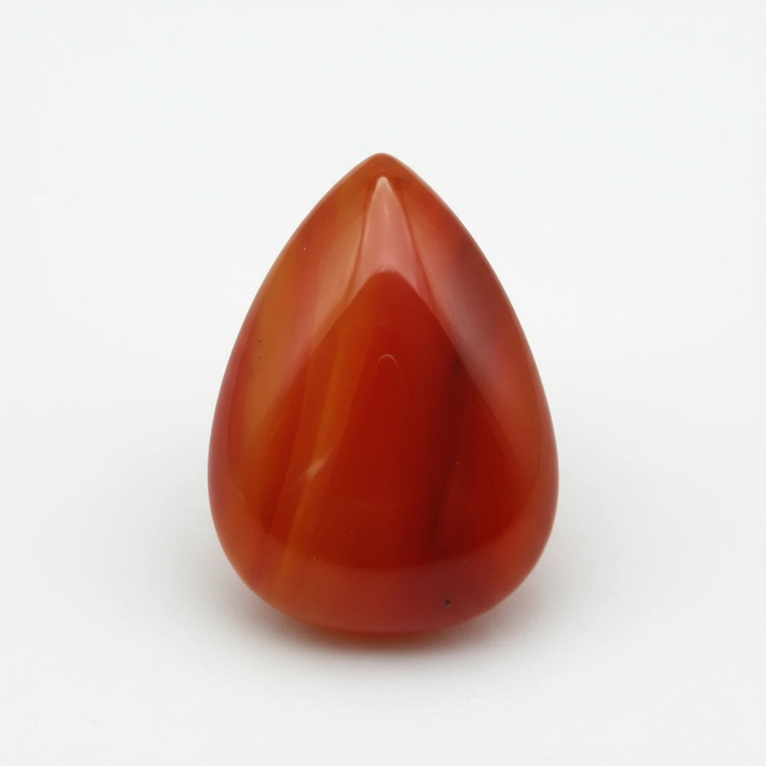 Carnelian 1PC Medium 7x10 MM Pear Cabochon Red Fine semi Precious Gems