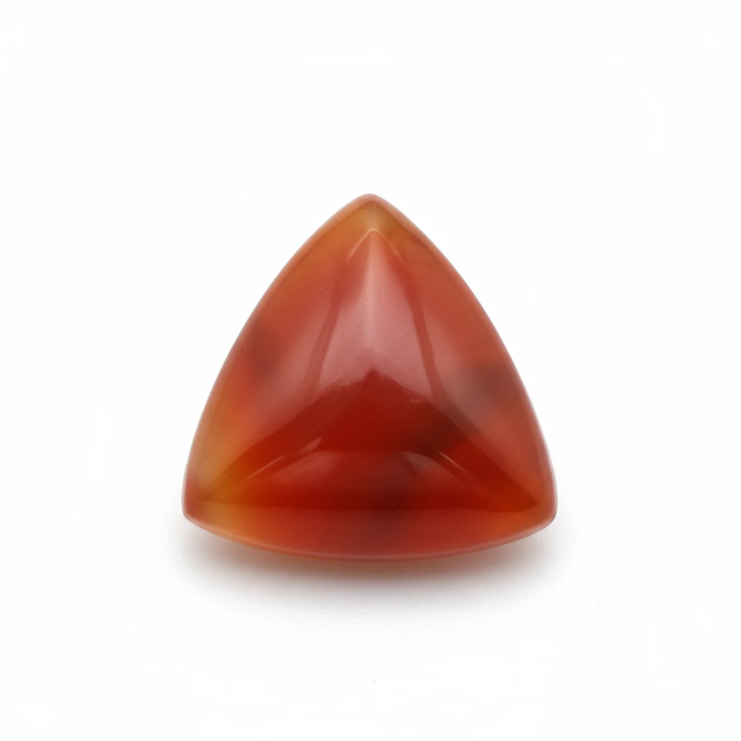 Carnelian 1PC Medium 9x9 MM Triangle Cabochon Red Splendid semi Precious Loose Gemstone - Image 2