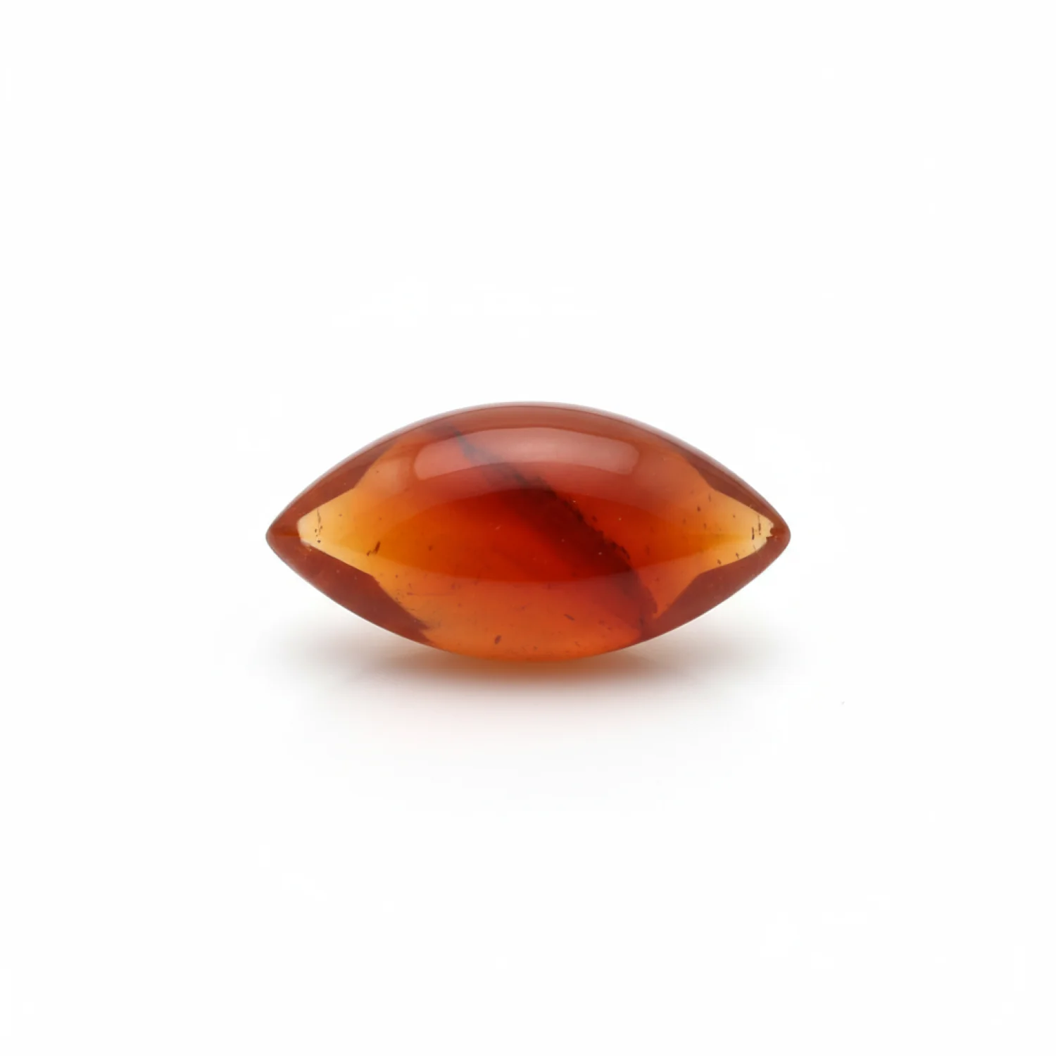 Carnelian 1PC Small 5x10 MM Marquise Cabochon Red Polished semi Precious Precious Gemstone - Image 2