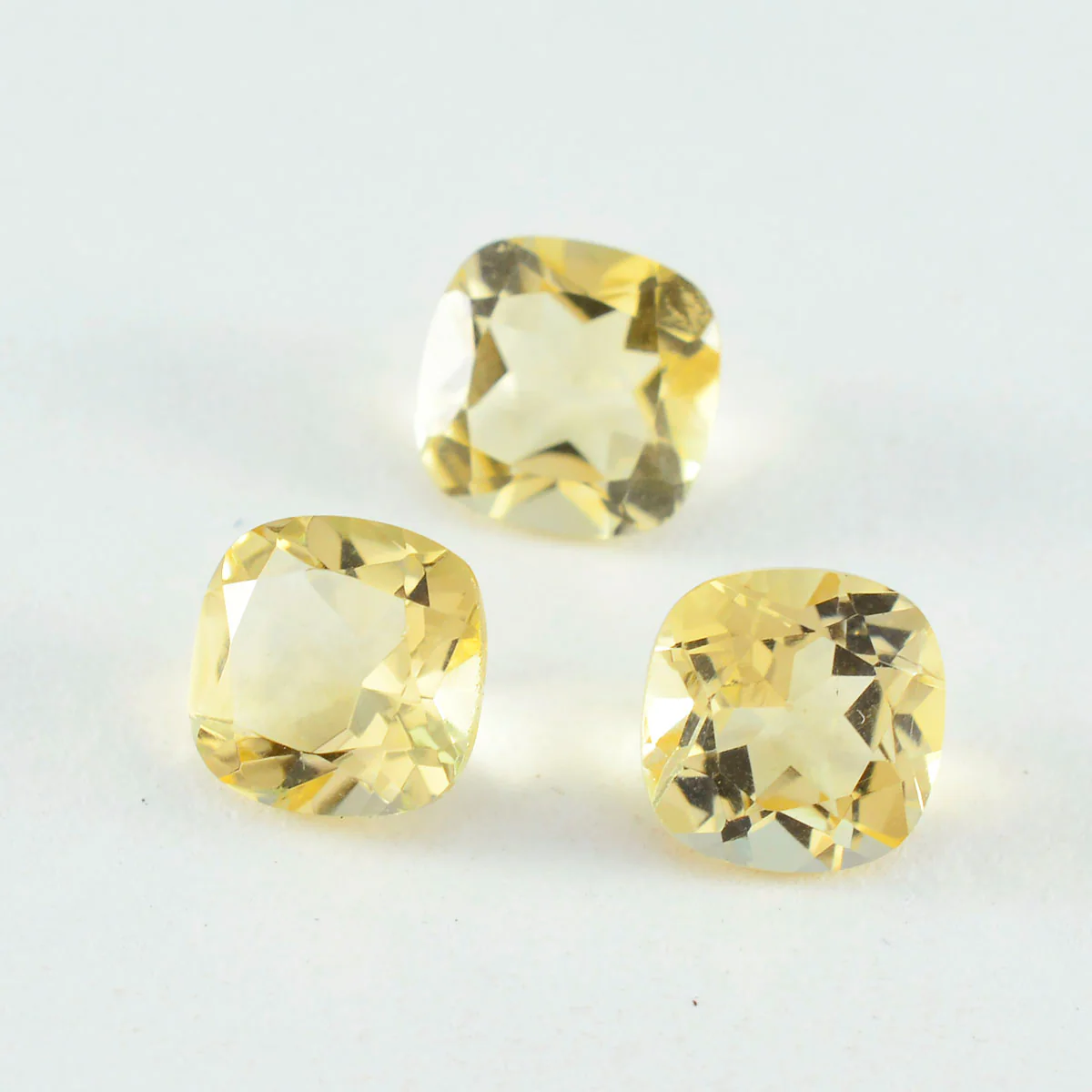 Citrine 1PC Large 10x12 MM Emerald Faceted Yellow Genuine Semi Precious Loose Gems - Image 2