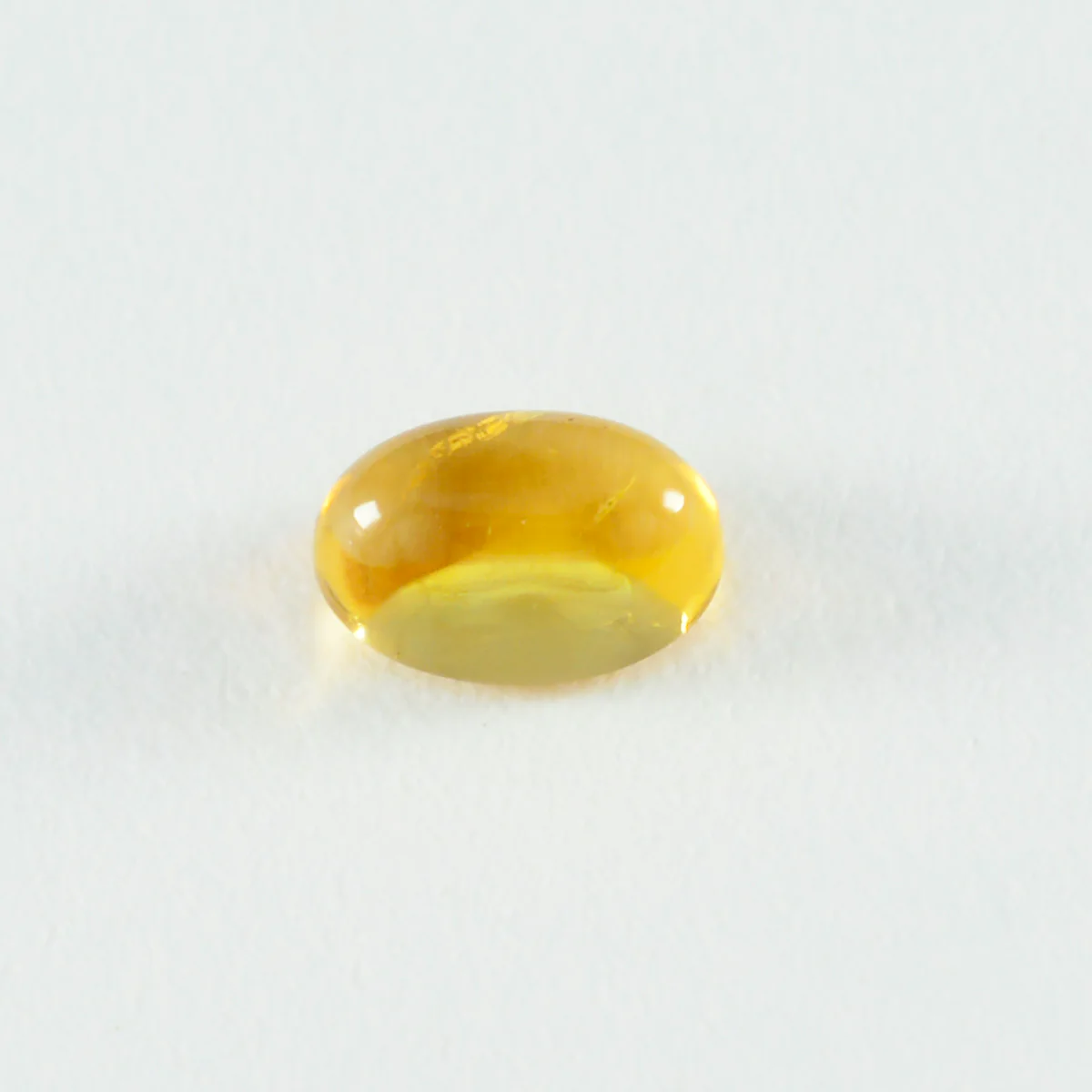 Citrine 1PC Large 10x12 MM Oval Cabochon Yellow Sparkling semi Precious Loose Gemstone - Image 4
