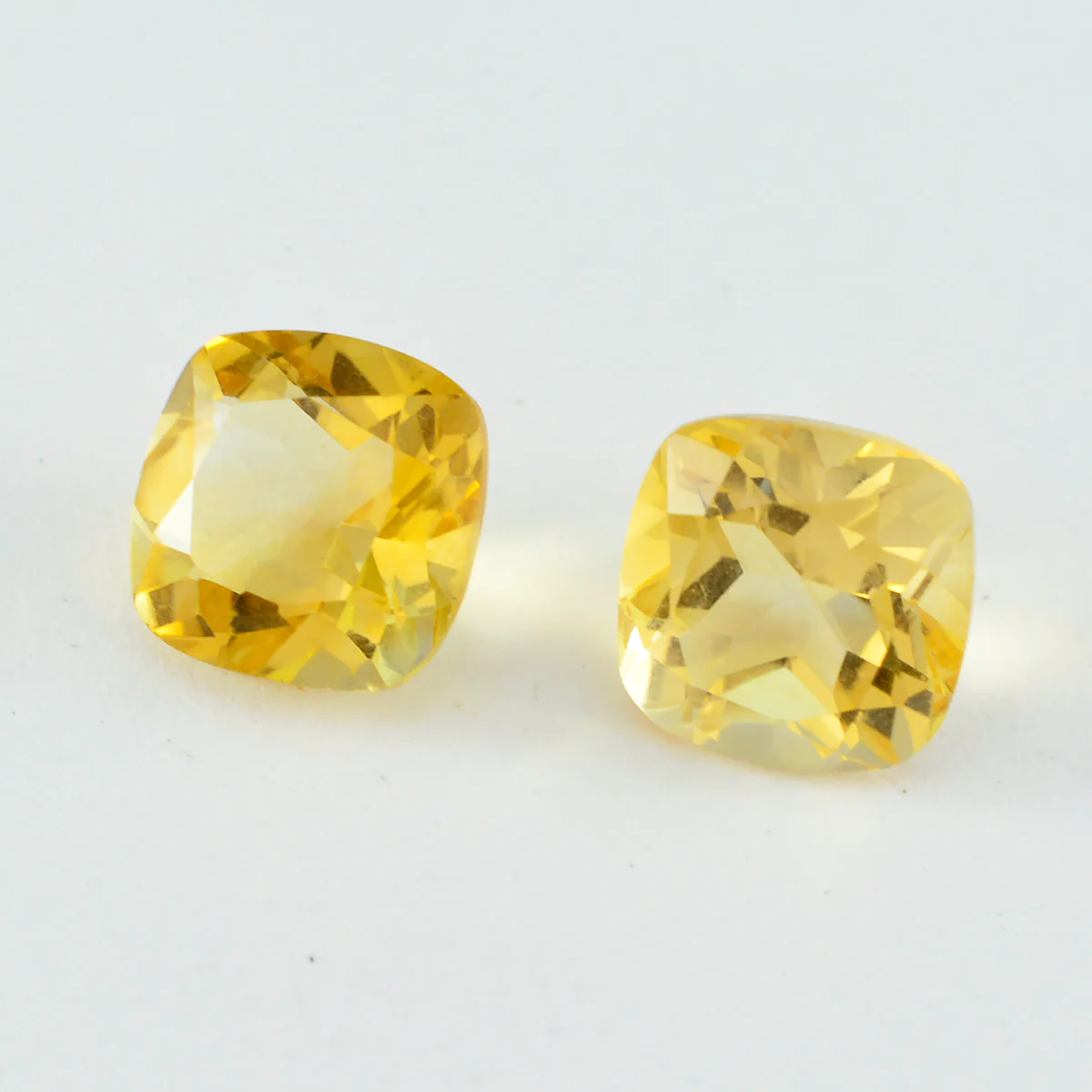 Citrine 1PC Large 12x12 MM Cushion Faceted Yellow High-Quality Semi Precious Loose Gemstones - Image 4