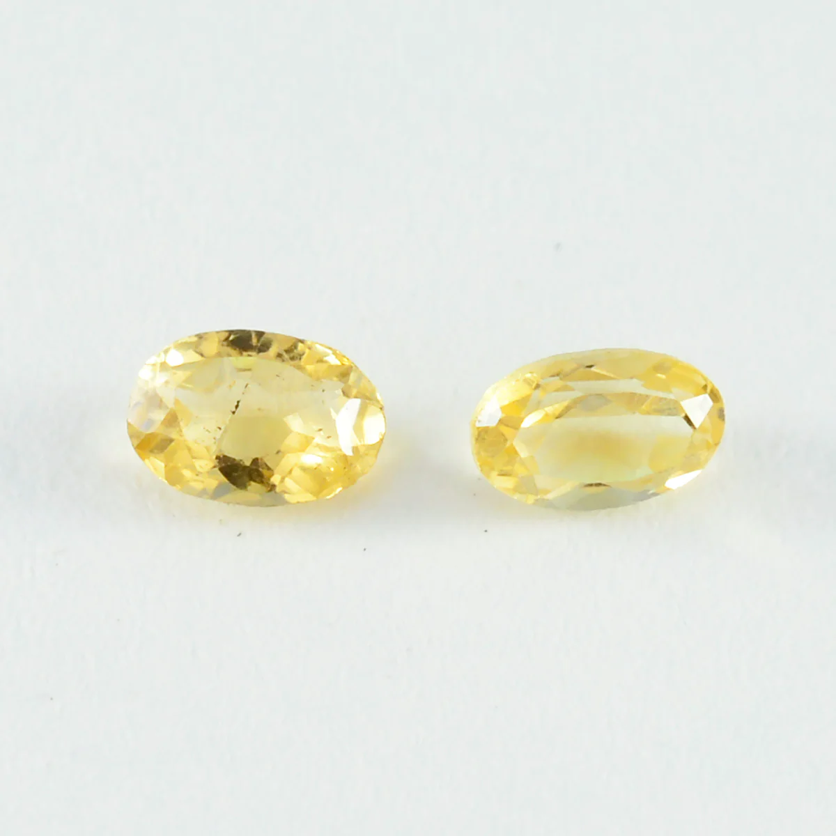 Citrine 1PC Large 8x12 MM Oval Faceted Yellow Splendid Semi Precious Gems