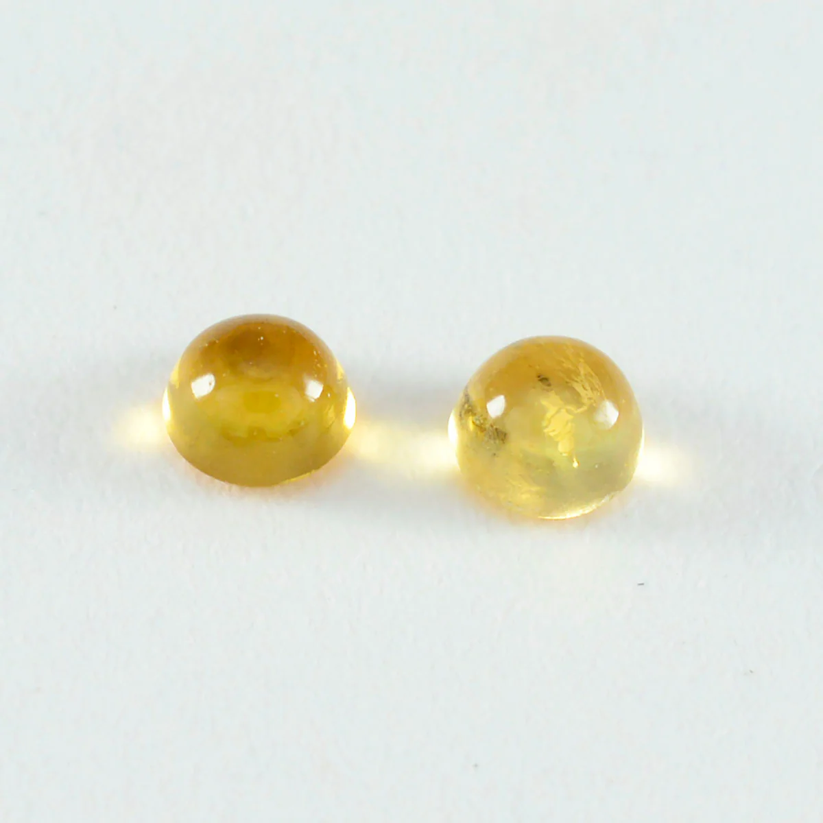 Citrine 1PC Medium 9x9 MM Round Cabochon Yellow Superior semi Precious Loose Gemstone - Image 4