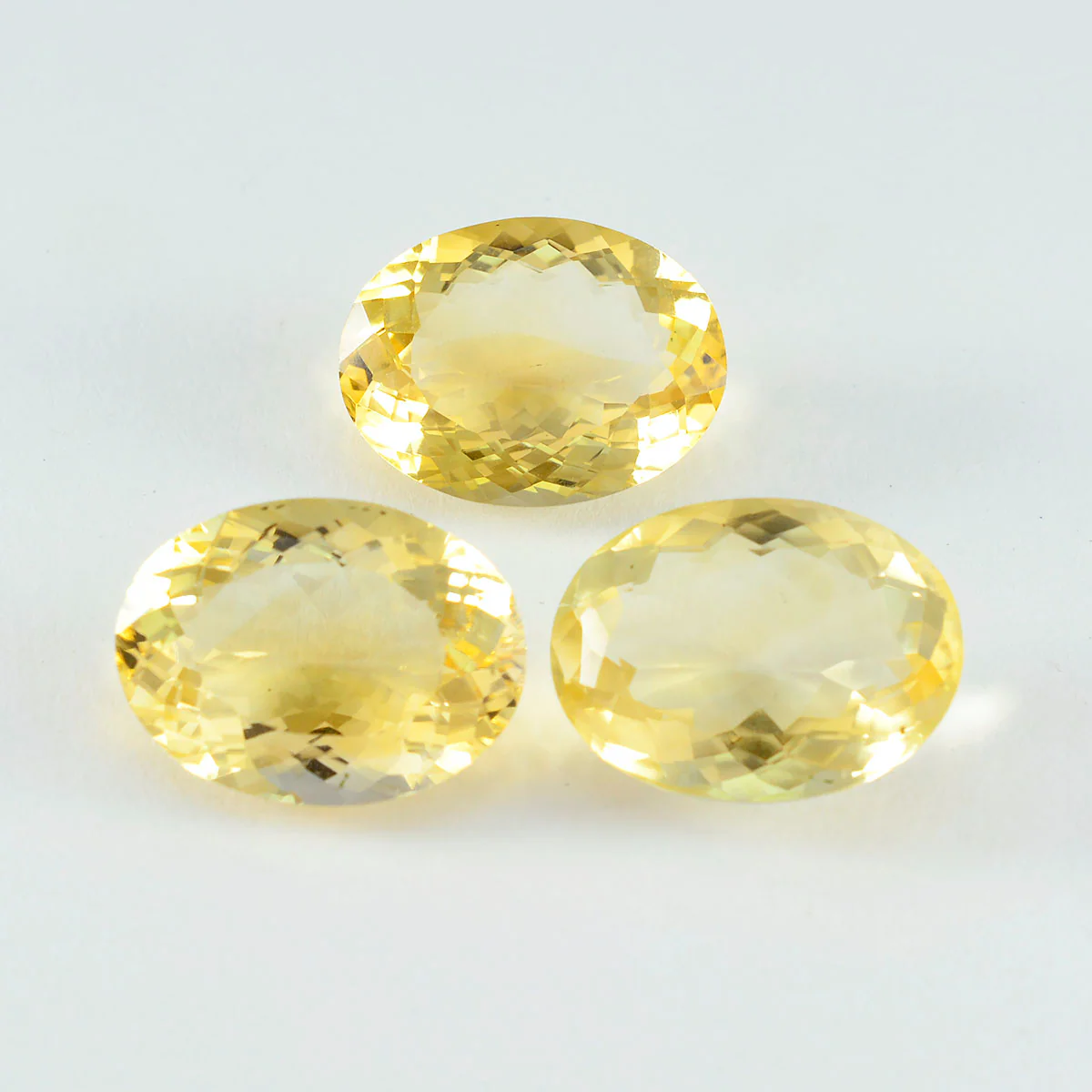 Citrine 1PC Small 6x9 MM Oval Faceted Yellow Pure Semi Precious Loose Gemstones - Image 2