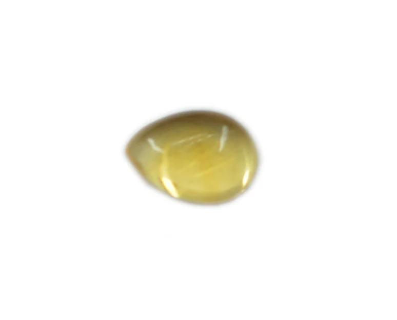 Citrine 1PC Small 6x9 MM Pear Cabochon Yellow Fiery semi Precious Loose Gemstone