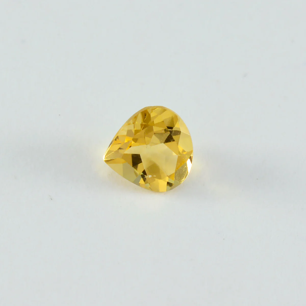 Citrine 1PC Small 7x7 MM Heart Faceted Yellow Splendid Semi Precious Loose Gemstone - Image 4