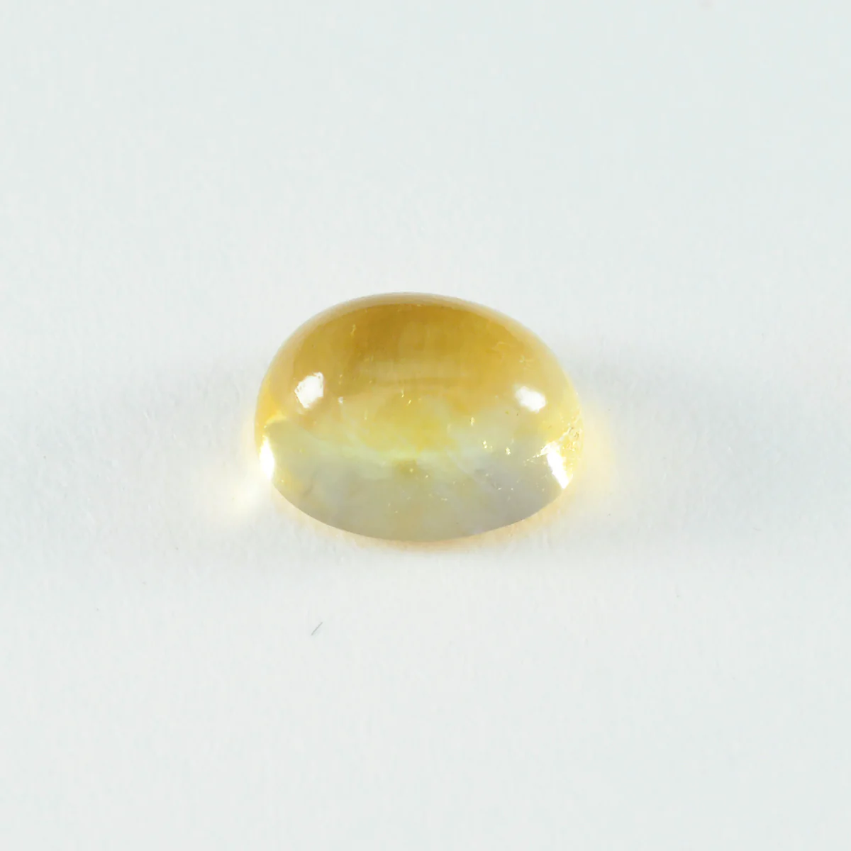 Citrine 1PC Small 7x9 MM Oval Cabochon Yellow Genuine semi Precious Loose Gemstones - Image 3