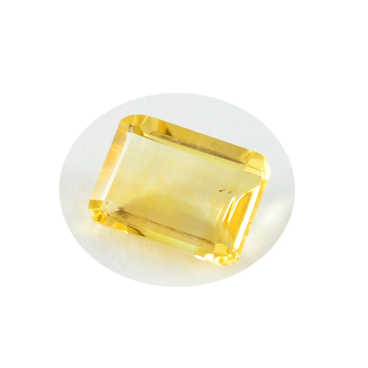 Citrine 1PC Tiny 5x7 MM Emerald Faceted Yellow Polished Semi Precious Loose Gems - Image 3