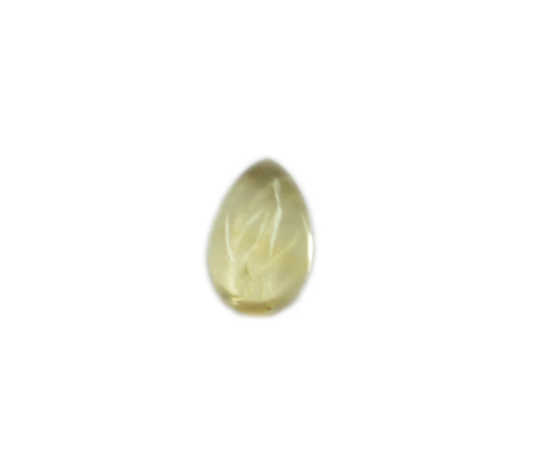 Citrine 1PC Tiny 5x7 MM Pear Cabochon Yellow Superior semi Precious Gems
