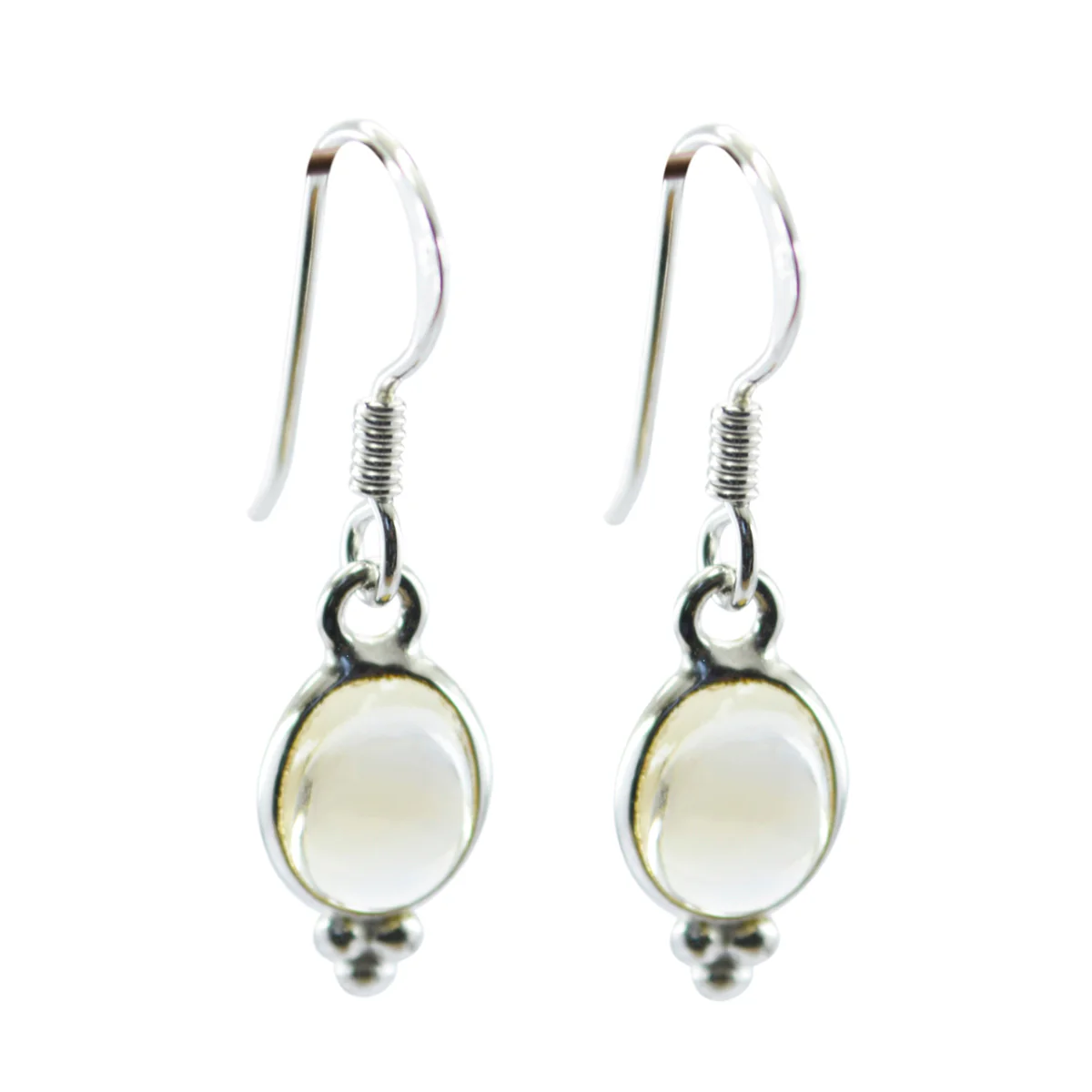 Citrine French Ava multiple Dangle Yellow 925 Sterling Silver Earring