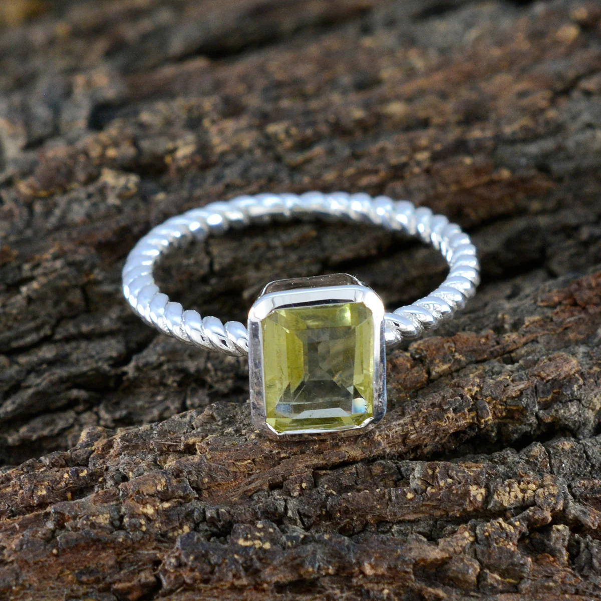 Citrine Solitaire Moroccan 925 Sterling Silver Yellow Gemstone Featherlight Sophisticated Ring Jewelry - Image 3