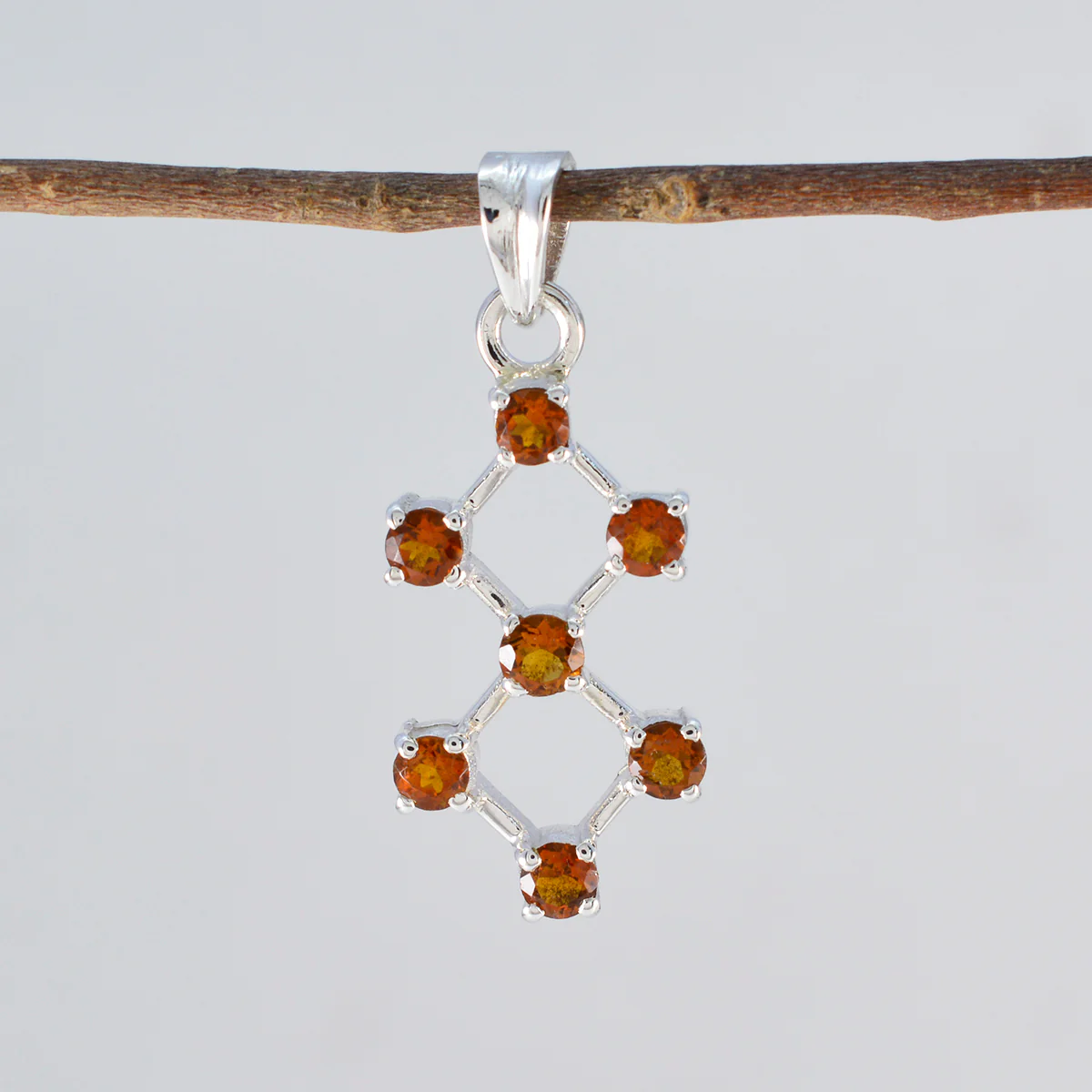 Citrine Whisper-thin Mexican Silver multiple Micaela Armor Yellow Pendant Jewelry - Image 2