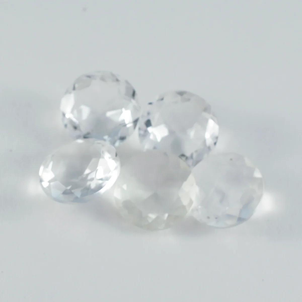Crystal Quartz 1PC Chunky 14x14 MM Round Faceted White Genuine Semi Precious Loose Gemstones - Image 4