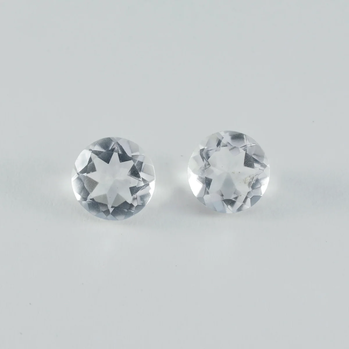 Crystal Quartz 1PC Chunky 16x16 MM Round Faceted White Pure Semi Precious Loose Gems - Image 2