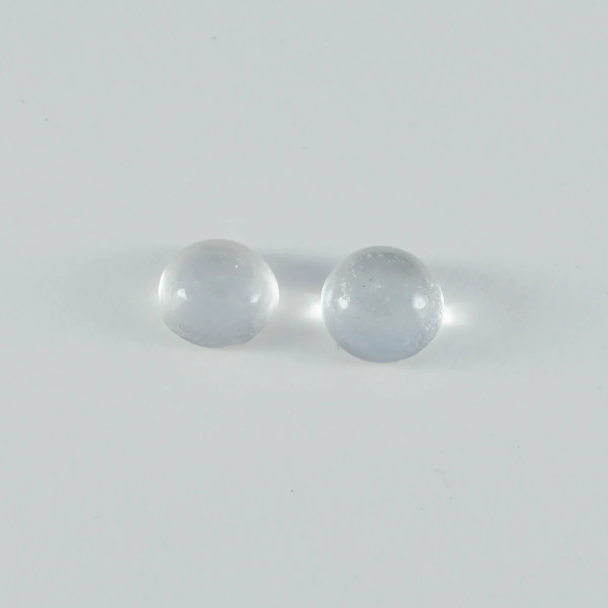 Crystal Quartz 1PC Medium 9x9 MM Round Cabochon White Shine semi Precious Precious Gemstone - Image 2