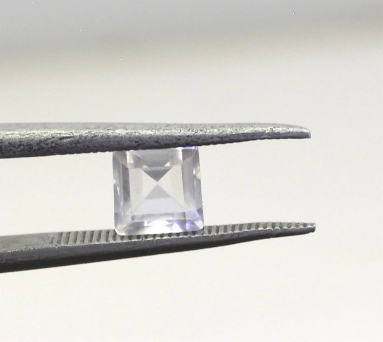Crystal Quartz 1PC Medium 9x9 MM Square Faceted White Lustrous Semi Precious Loose Gemstone - Image 4