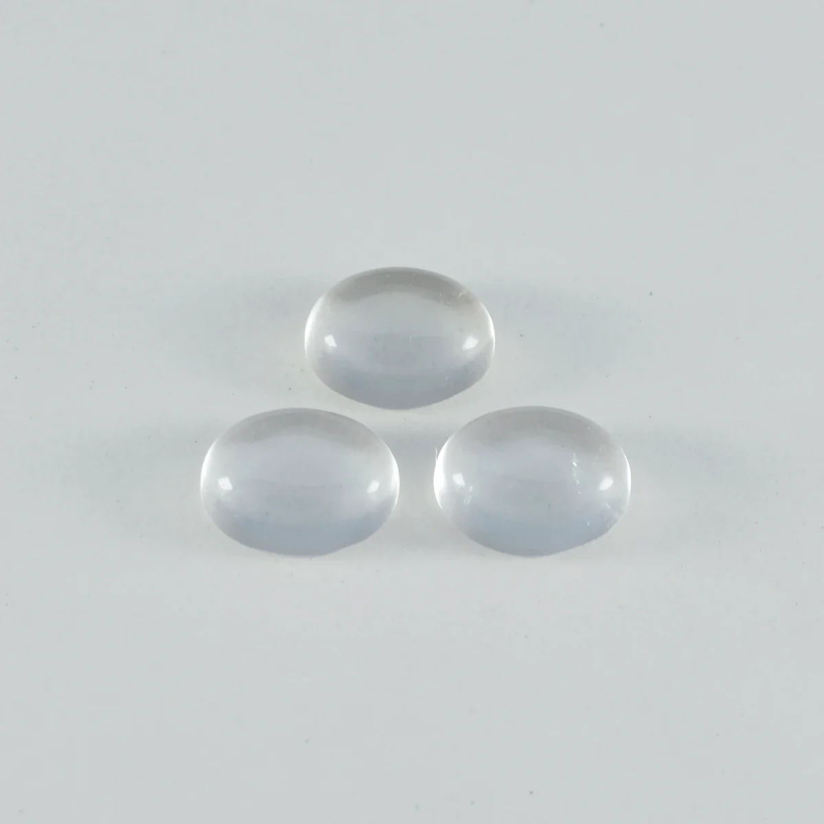 Crystal Quartz 1PC Small 6x9 MM Oval Cabochon White Pure semi Precious Loose Gems