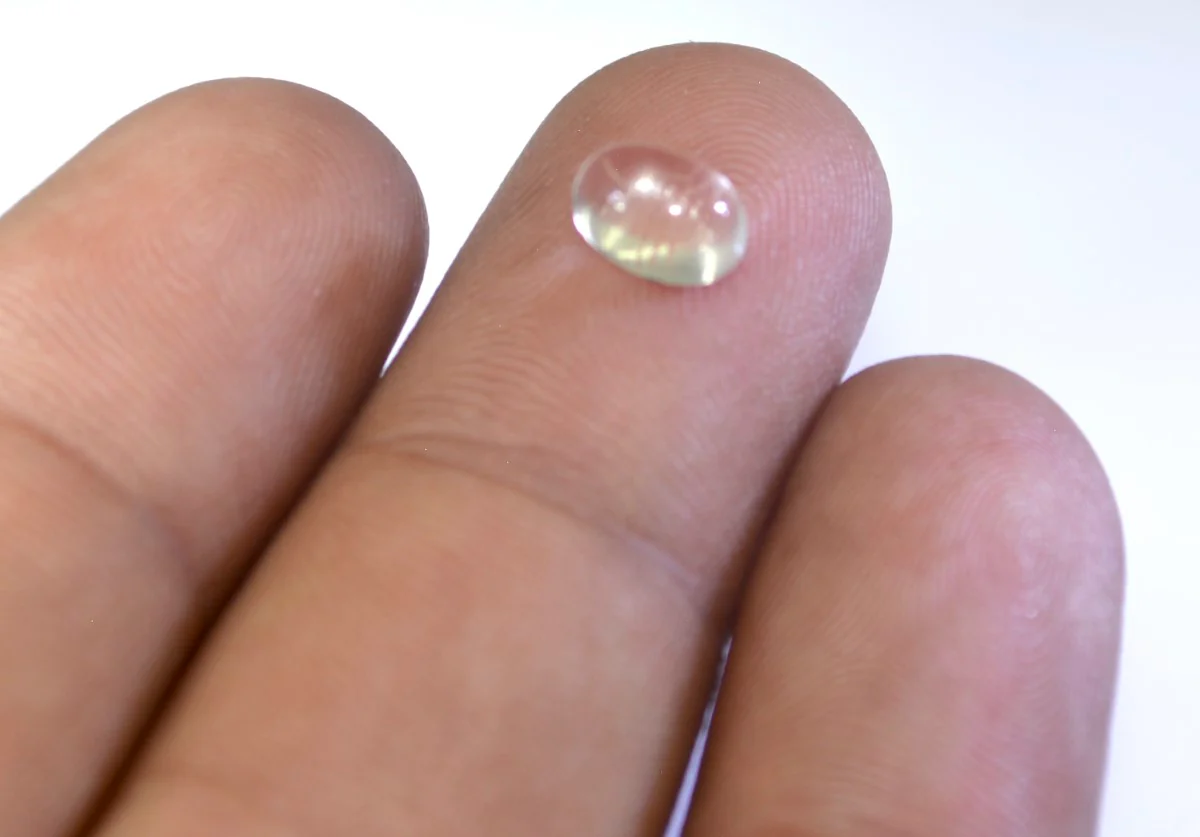 Crystal Quartz 1PC Small 6x9 MM Oval Cabochon White Pure semi Precious Loose Gems - Image 4