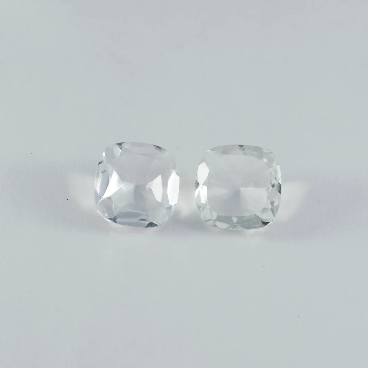 Crystal Quartz 1PC Small 7x7 MM Cushion Faceted White Splendid Semi Precious Gems - Image 3