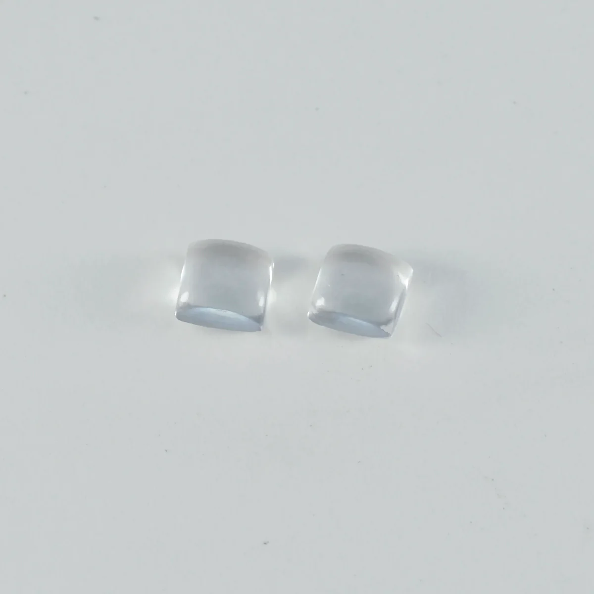 Crystal Quartz 1PC Small 7x7 MM Square Cabochon White Natural semi Precious Semi Precious Gemstone - Image 3
