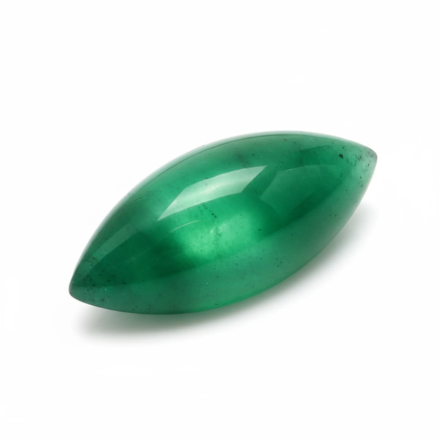 Emerald 10PC Tiny 4x8 MM Marquise Cabochon Green Polished Precious Loose Gemstones