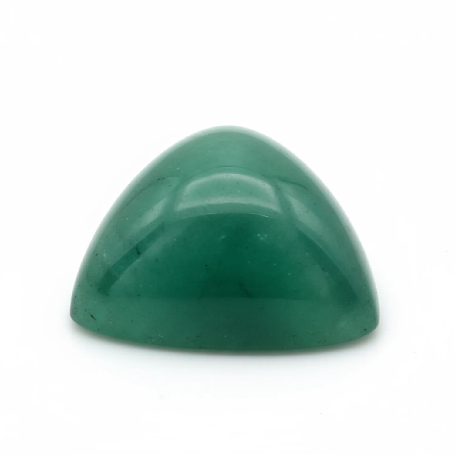 Emerald 10PC Tiny 5x5 MM Triangle Cabochon Green Luster Precious Loose Gemstones - Image 2