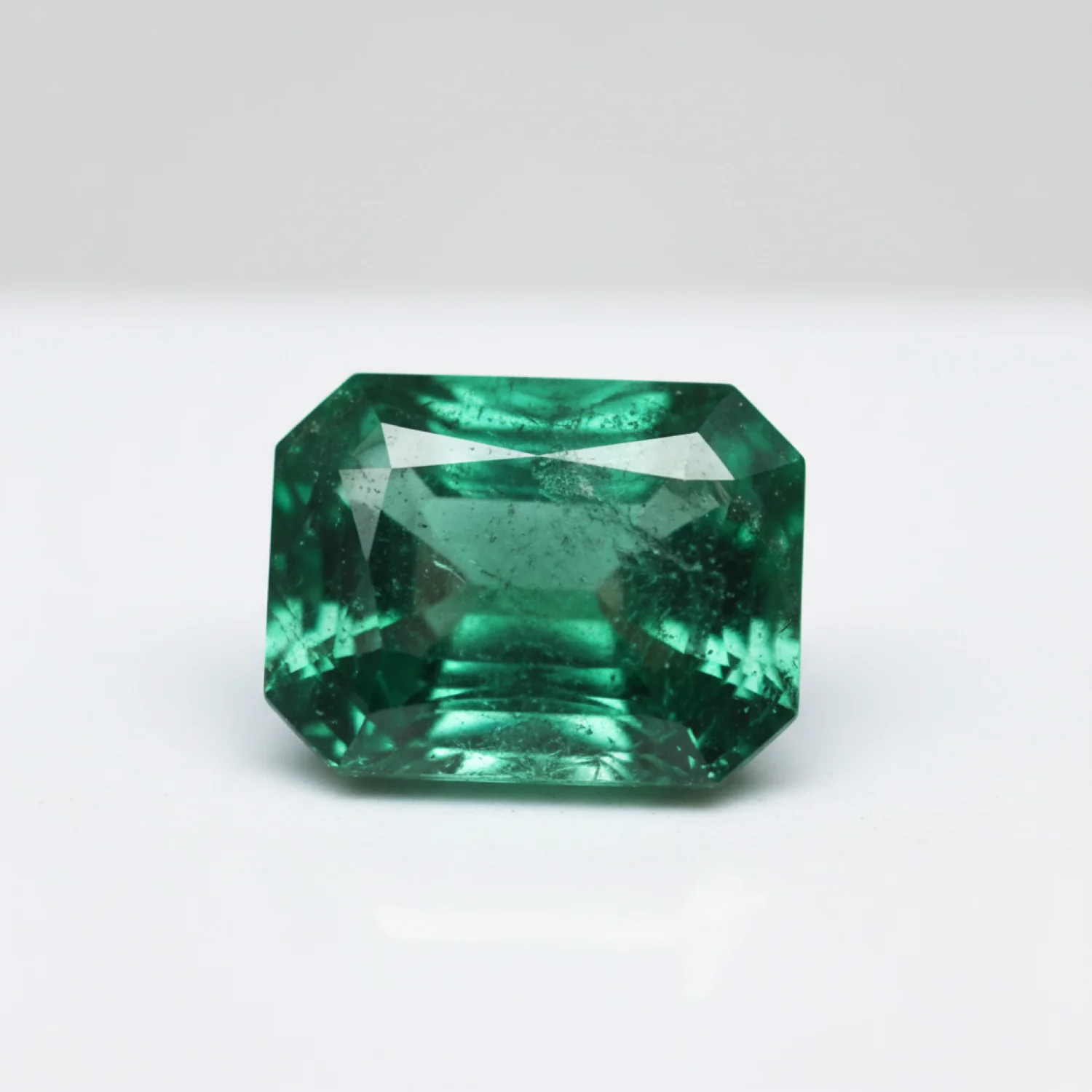 Emerald 1PC Large 9x11 MM Emerald Faceted Green Superior Precious Gems - Image 2