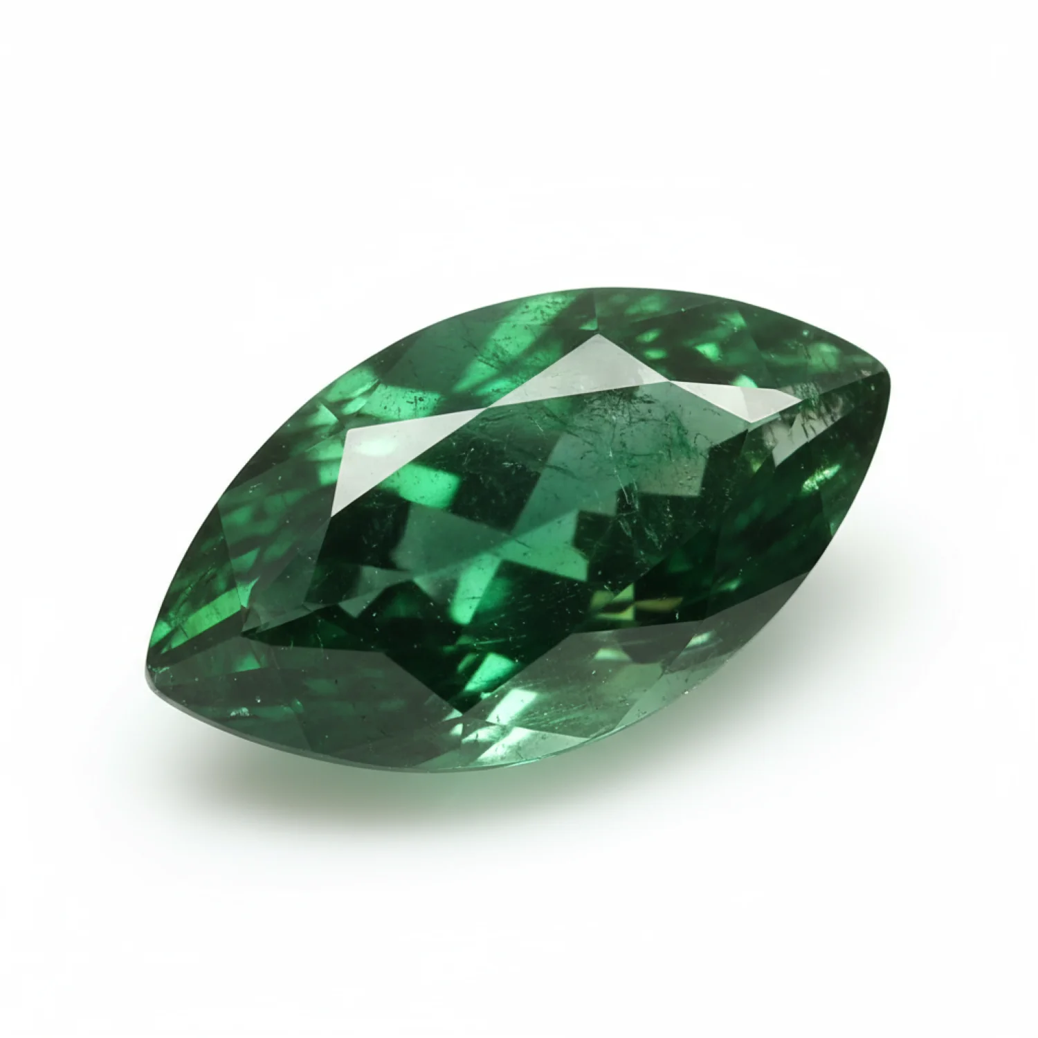 Emerald 1PC Small 6x12 MM Marquise Faceted Green High-Quality Precious Loose Gemstones - Image 2