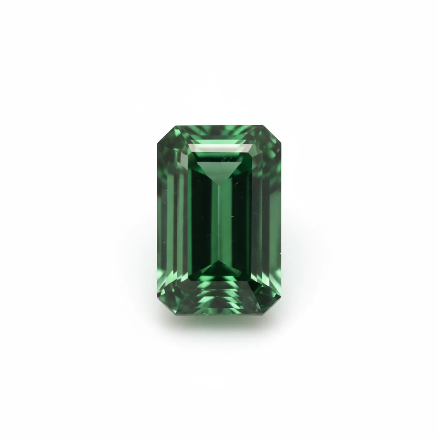 Emerald 1PC Tiny 3x6 MM Baguette Faceted Green Superior Precious Loose Gemstone - Image 2