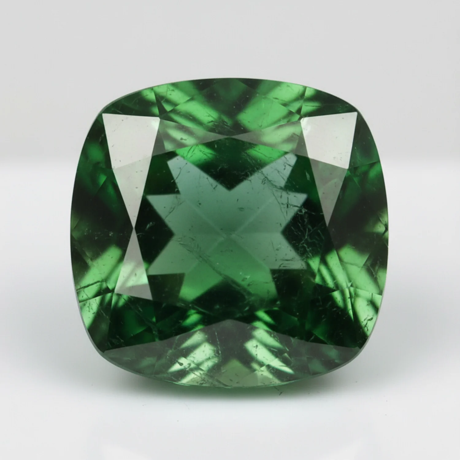 Emerald 1PC Tiny 6x6 MM Cushion Faceted Green Polished Precious Loose Gemstones