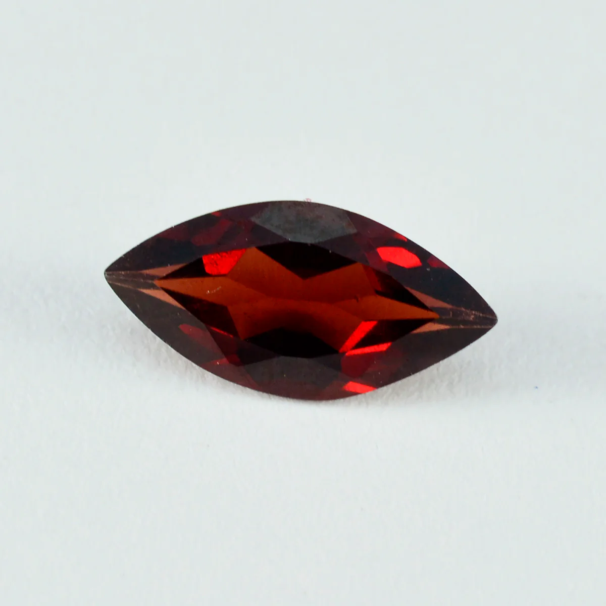 Garnet 1PC Chunky 10x20 MM Marquise Faceted Red Shine Semi Precious Loose Gemstones