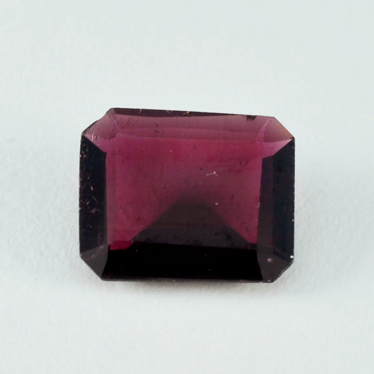 Garnet 1PC Large 10x12 MM Emerald Faceted Red Brilliant Semi Precious Loose Gems - Image 3