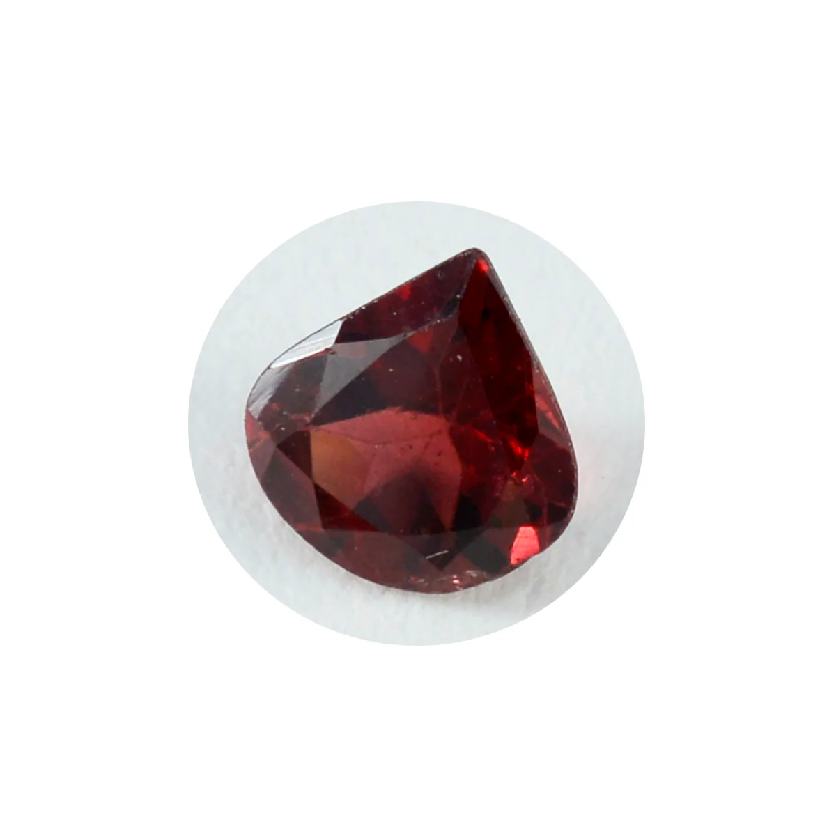 Garnet 1PC Large 11x11 MM Heart Faceted Red Fine Semi Precious Loose Gemstone - Image 3
