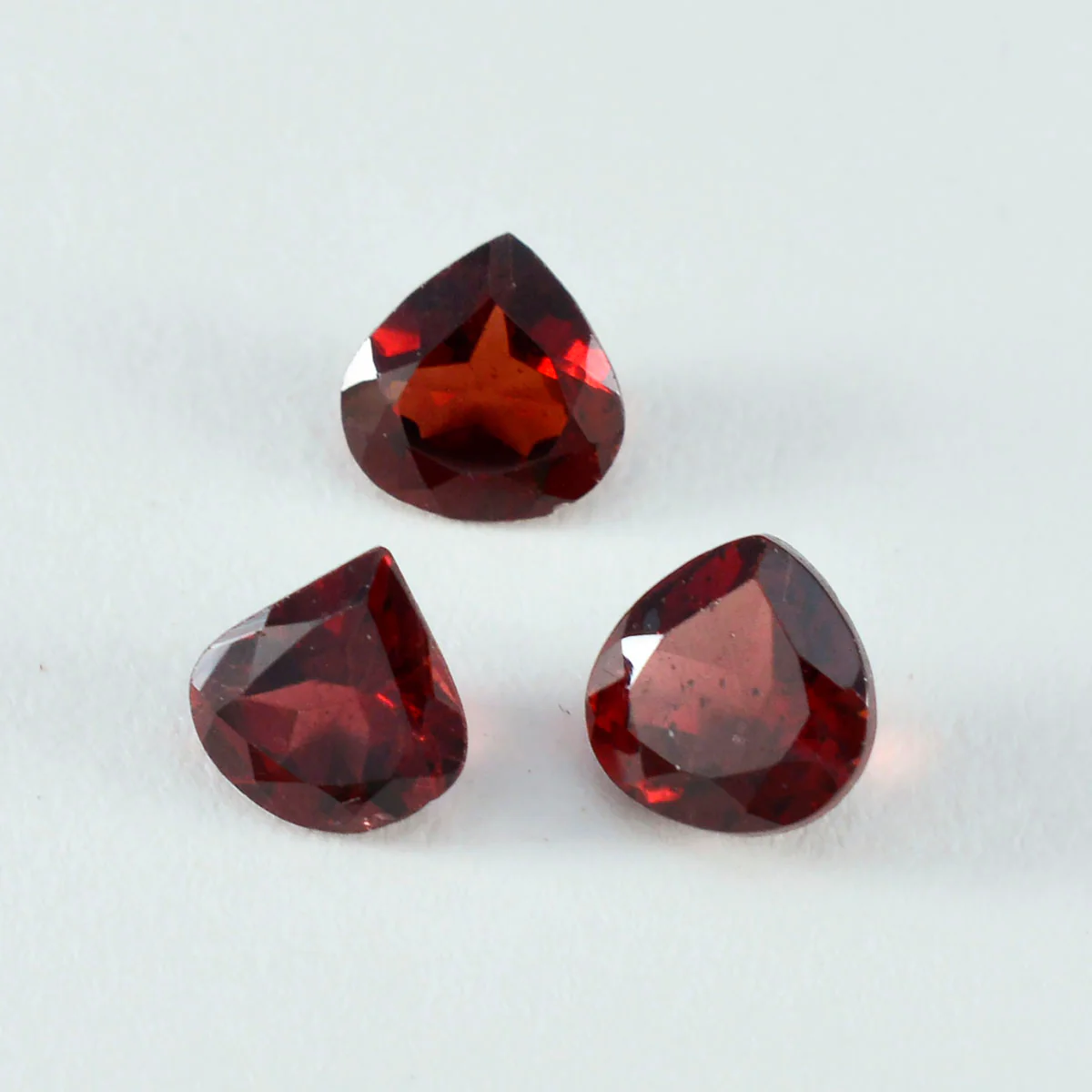 Garnet 1PC Large 11x11 MM Heart Faceted Red Fine Semi Precious Loose Gemstone - Image 4