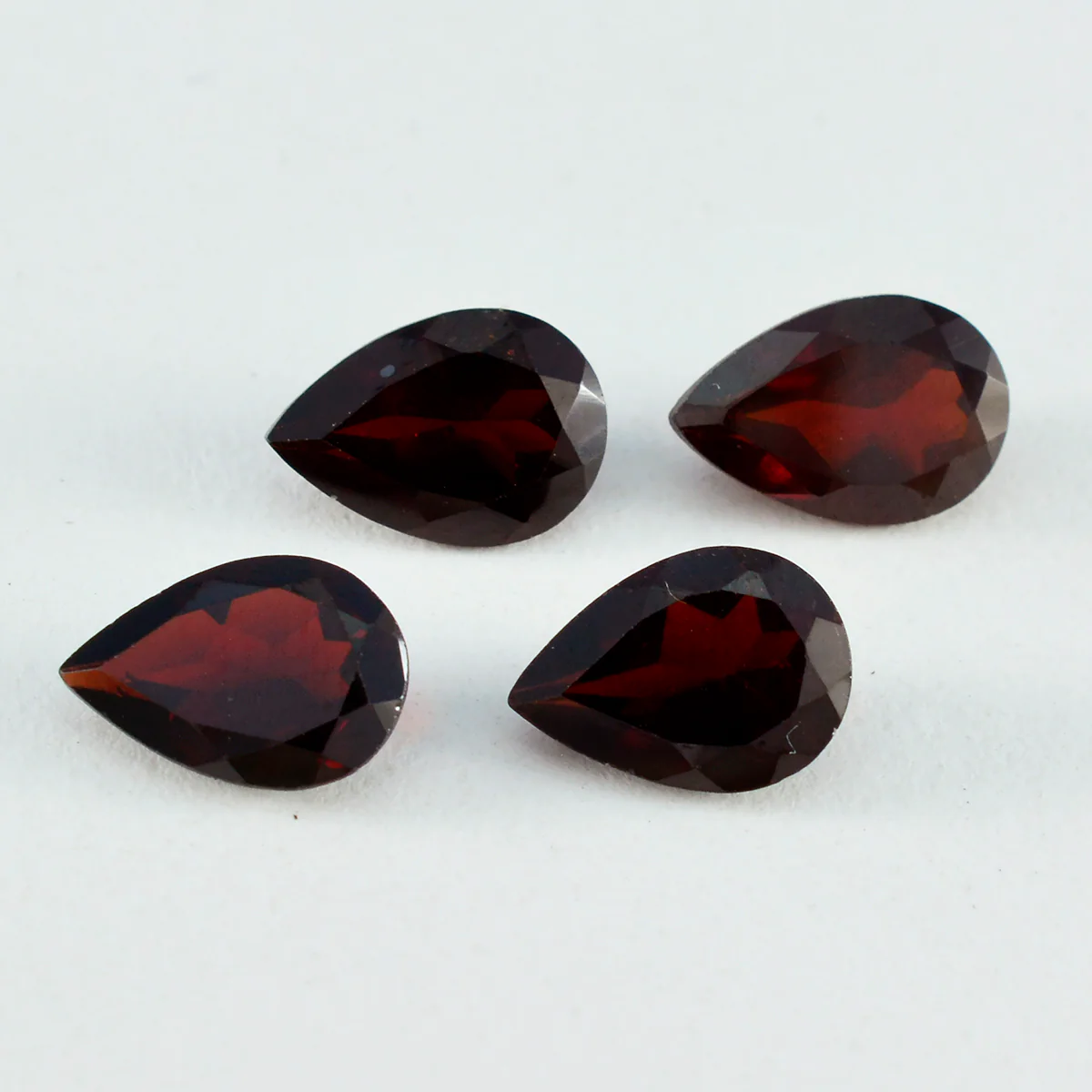 Garnet 1PC Large 8x12 MM Pear Faceted Red Splendid Semi Precious Loose Gemstone - Image 4