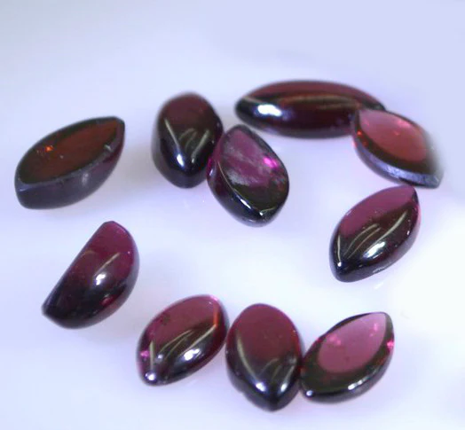Garnet 1PC Large 8x16 MM Marquise Cabochon Red Natural semi Precious Semi Precious Gemstone - Image 3