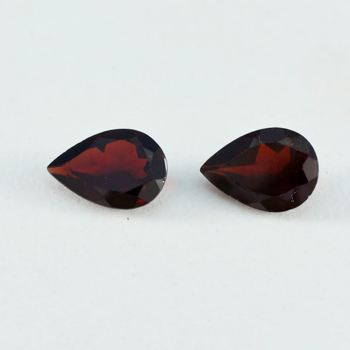 Garnet 1PC Large 9x11 MM Pear Faceted Red Polished Semi Precious Loose Gems - Image 3