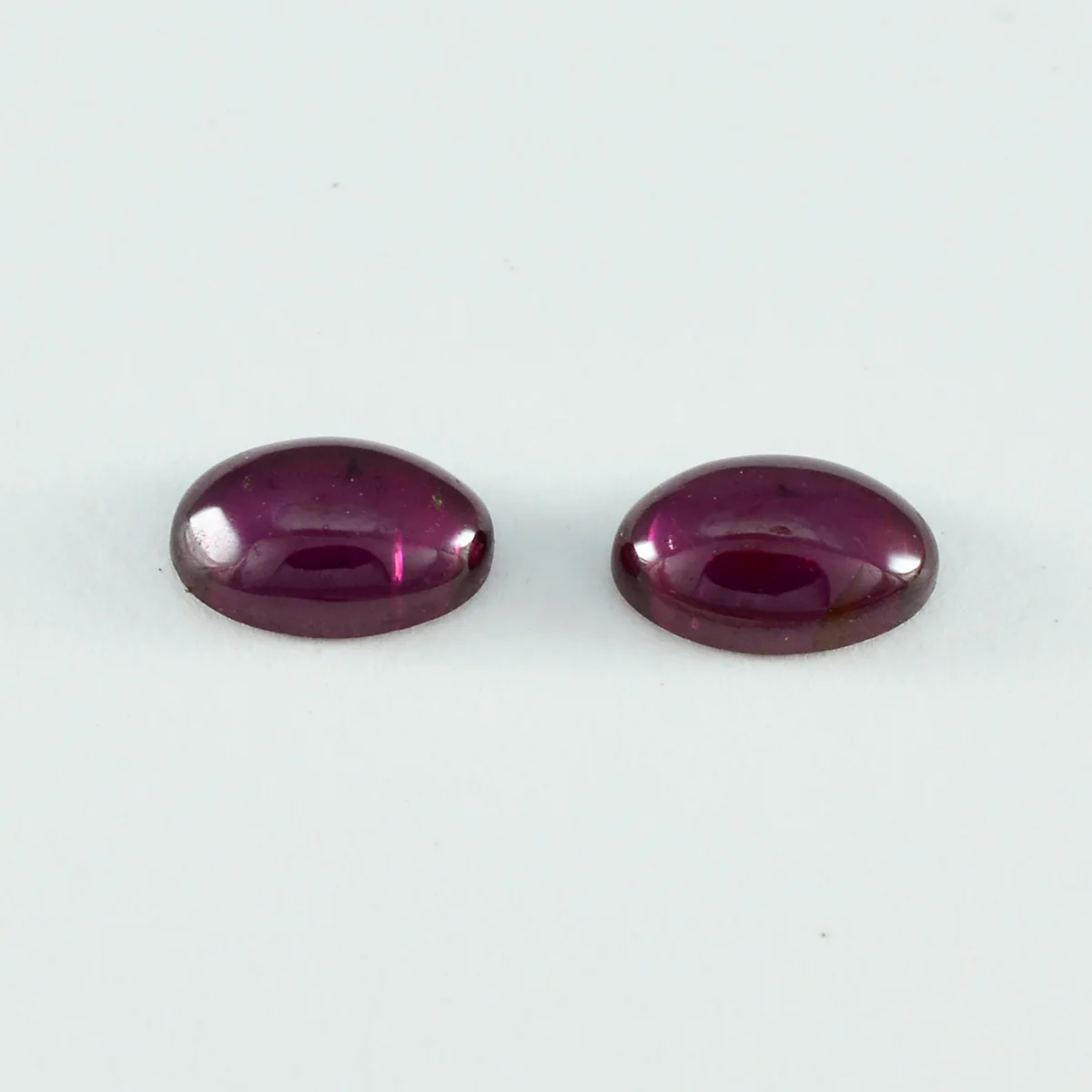 Garnet 1PC Medium 7x10 MM Oval Cabochon Red Sparkling semi Precious Loose Gemstone - Image 3