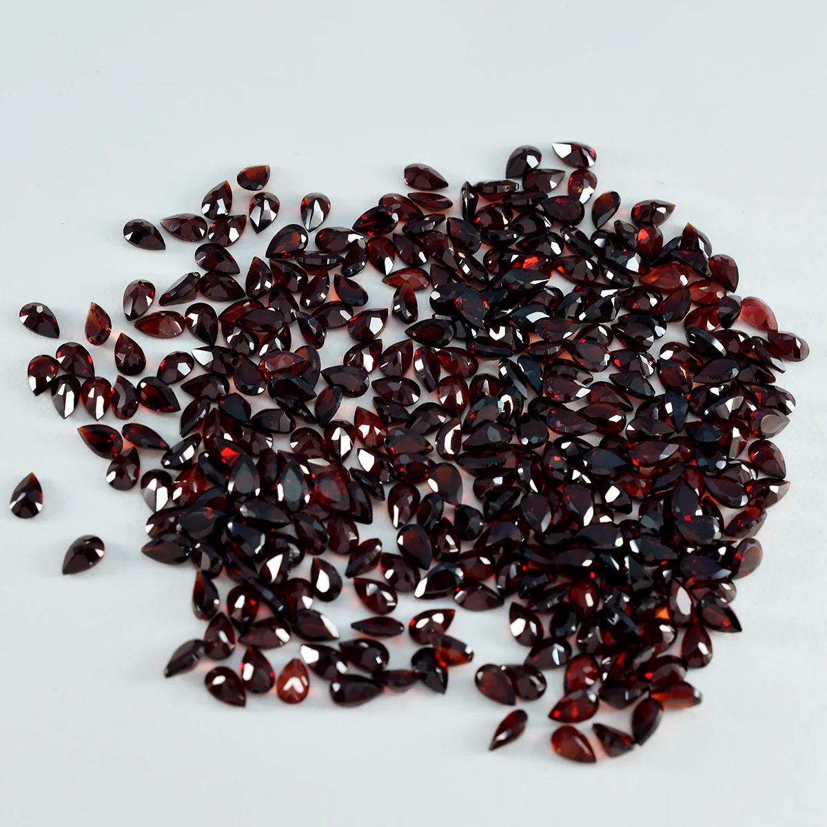 Garnet 1PC Small 6x8 MM Pear Faceted Red Superior Semi Precious Gems