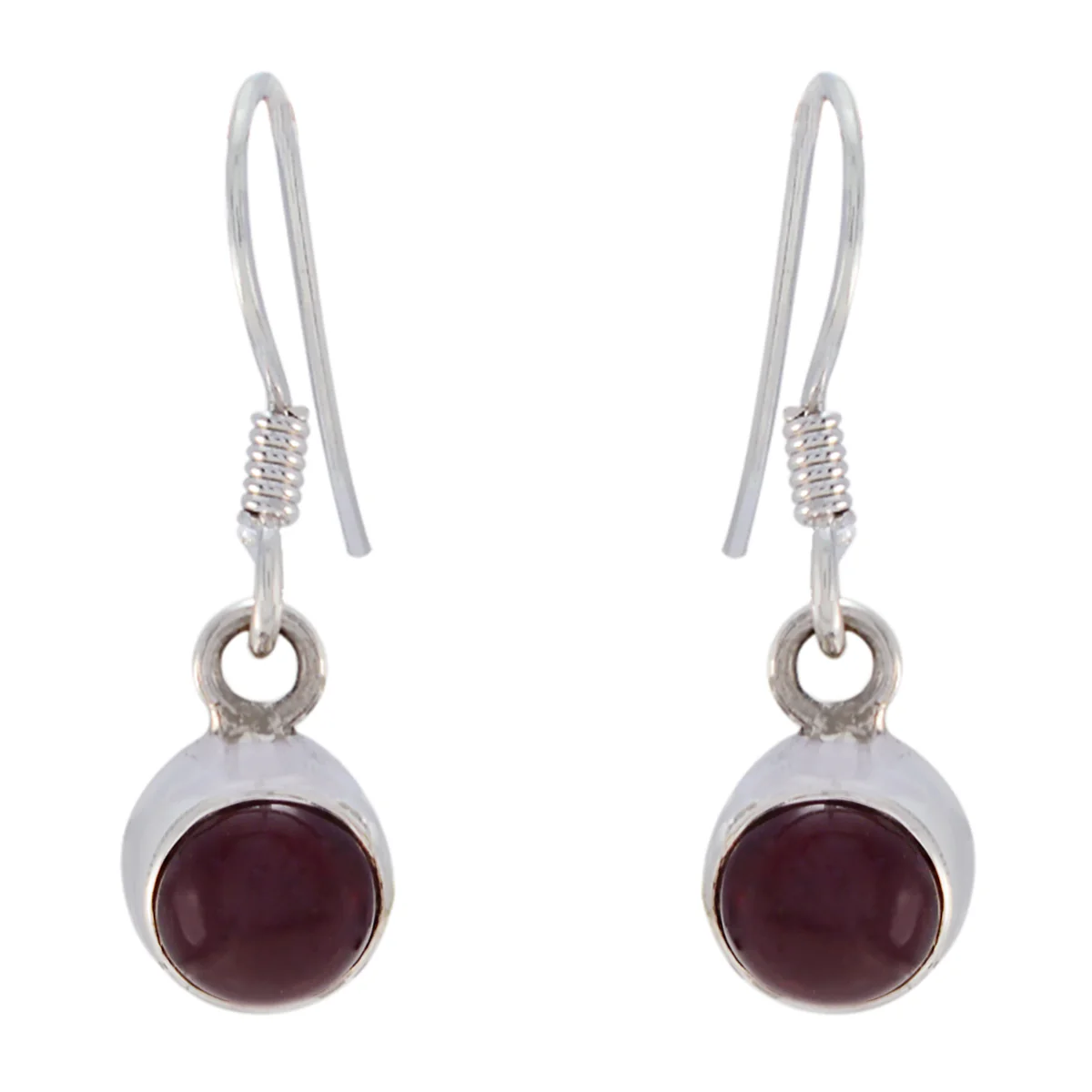 Garnet French Addison multiple Dangle Red 925 Sterling Silver Earring