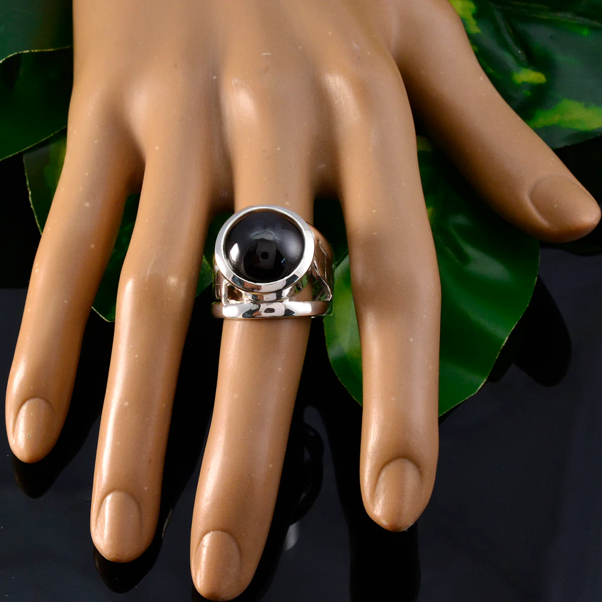 Garnet Solitaire French 925 Sterling Silver Red Gems Chunky Sophisticated Ring Jewellery - Image 5